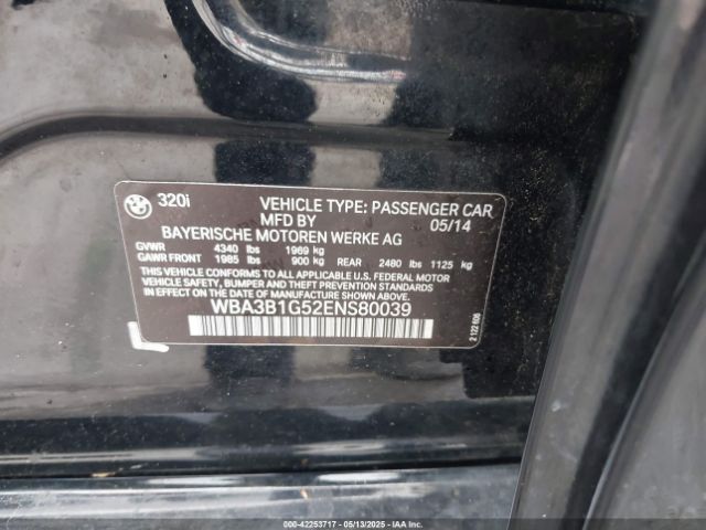 WBA3B1G52ENS80039 BMW 320i