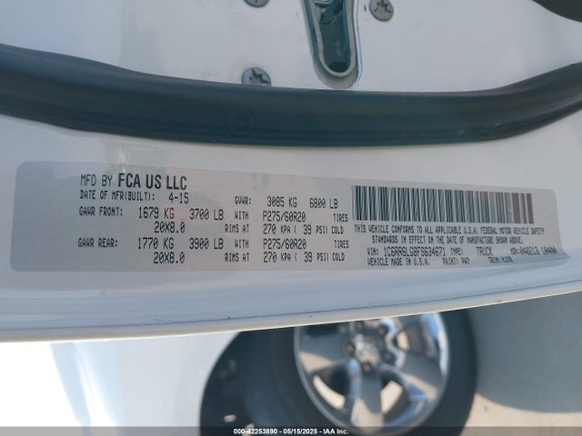 1C6RR6LG8FS634671 RAM 1500 Lone Star
