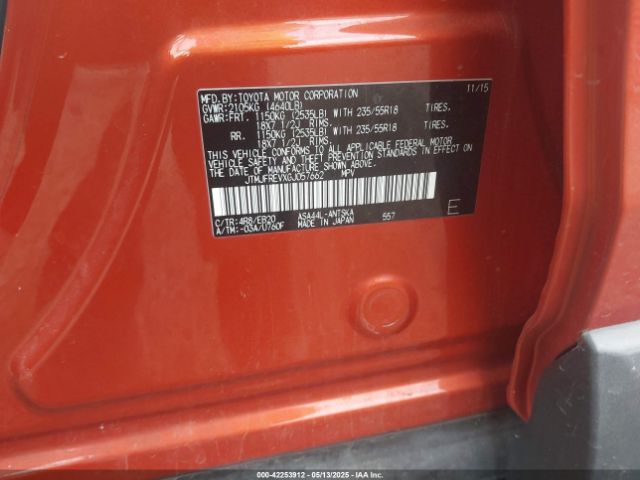 2016 TOYOTA RAV4 JTMJFREVXGJ057662 Photo 8