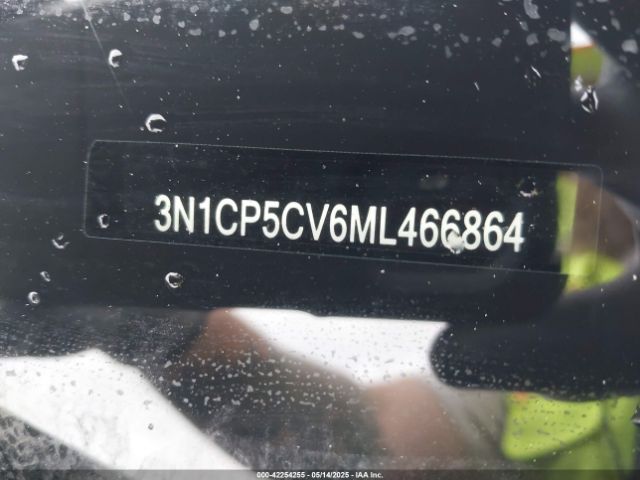 3N1CP5CV6ML466864 Nissan Kicks Sv Xtronic Cvt