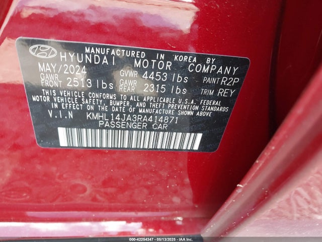 KMHL14JA3RA414871 Hyundai gdi theta iii
