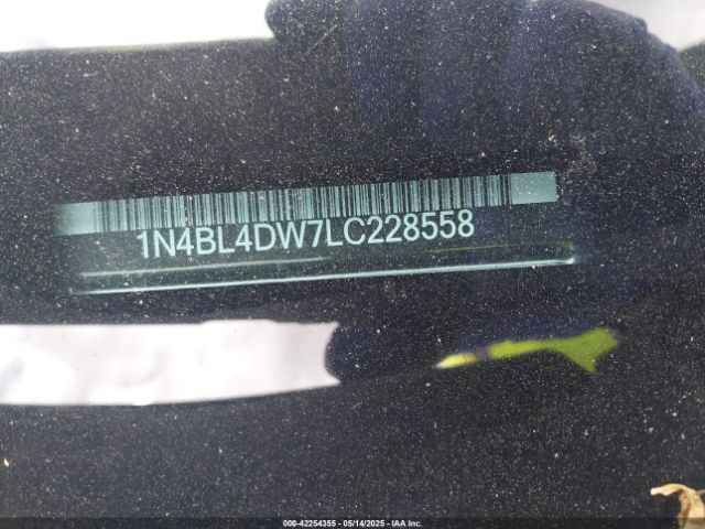 1N4BL4DW7LC228558 Nissan Altima Sv Intelligent Awd