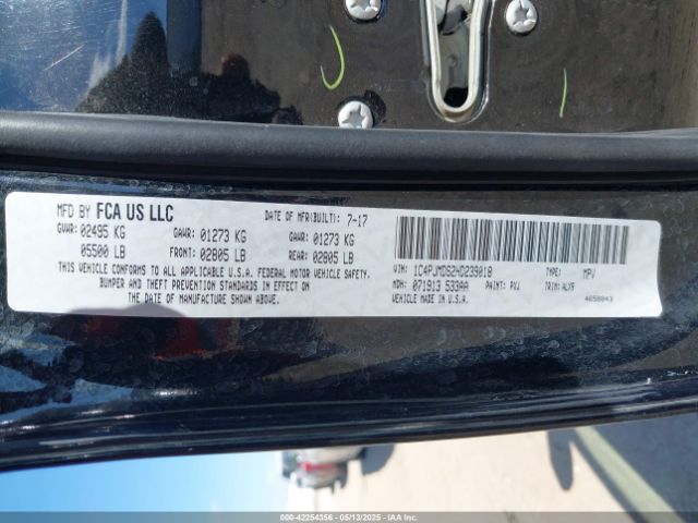 2017 JEEP CHEROKEE 1C4PJMDS2HD239018 Photo 8