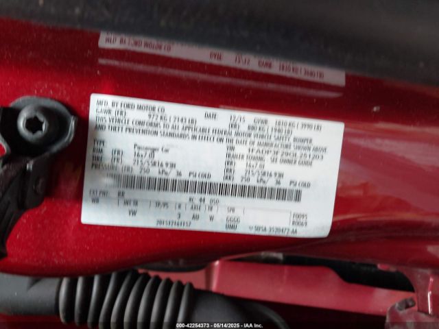 1FADP3F29GL251203 Ford FOCUS SE