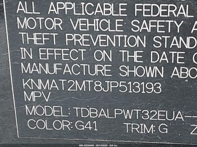 2018 NISSAN ROGUE KNMAT2MT8JP513193 Photo 8
