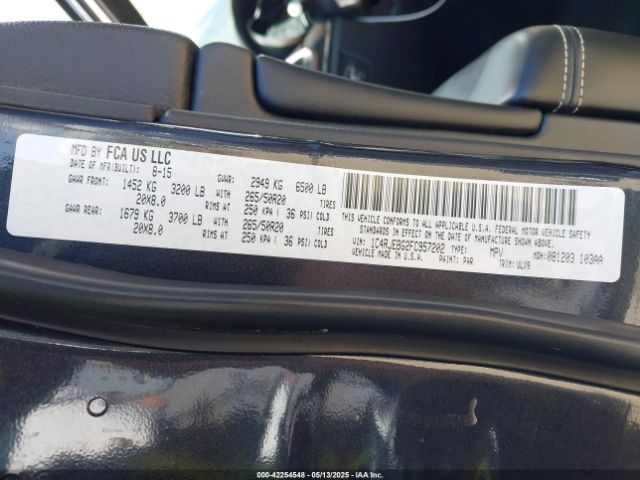 1C4RJEBG2FC957202 Jeep 2015