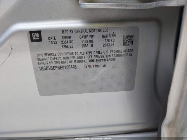 1G6DV5EP6E0108445 Cadillac lsa