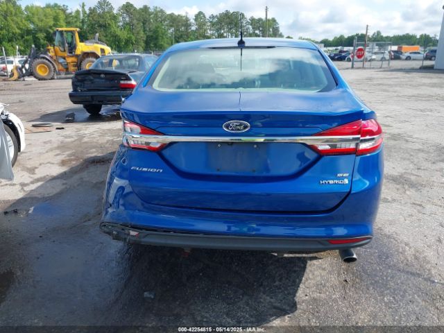 3FA6P0LU6JR227205 Ford Fusion Hybrid Se