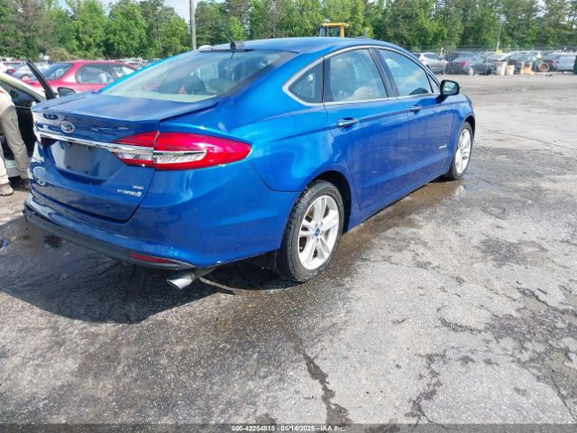 3FA6P0LU6JR227205 Ford Fusion Hybrid Se