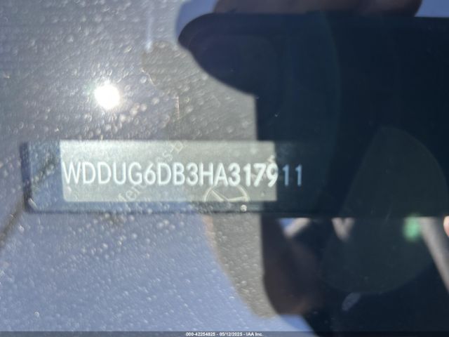 WDDUG6DB3HA317911 Mercedes-Benz S 550e Plug-in Hybrid