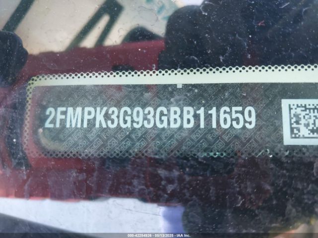2FMPK3G93GBB11659 Ford EDGE SE