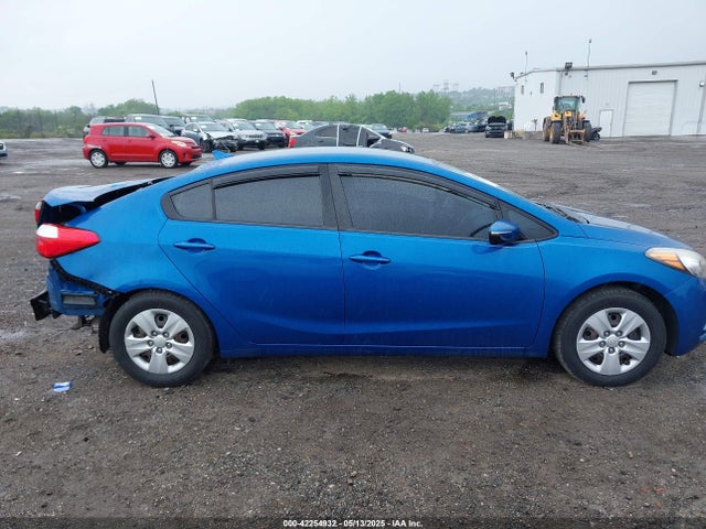 KNAFX4A60F5259581 KIA FORTE LX