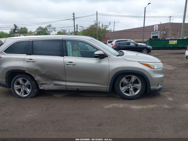 5TDYKRFH7FS104392 Toyota Highlander Limited V6