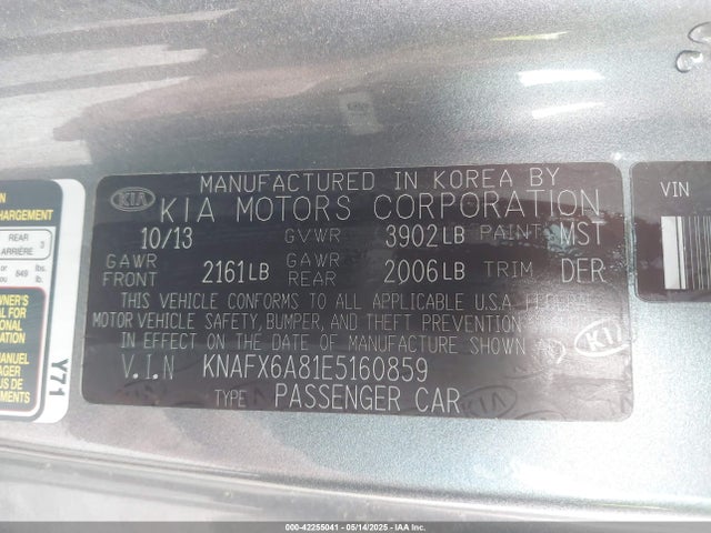 KIA Forte Koup Ex 2014 KNAFX6A81E5160859 Image 9