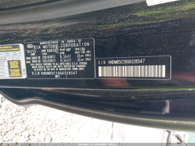 KNDMB5C19G6128547 KIA SEDONA LX