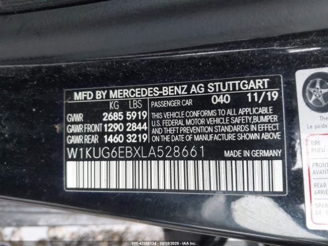2020 MERCEDES-BENZ S 450 W1KUG6EBXLA528661 Photo 8