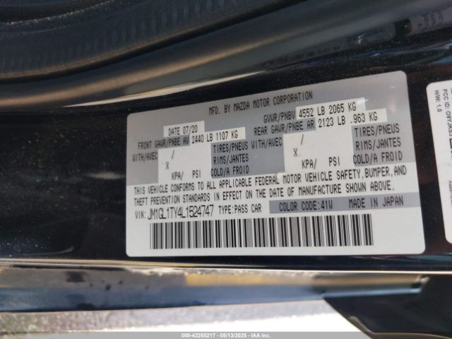 2020 MAZDA MAZDA6 JM1GL1TY4L1524747 Photo 8