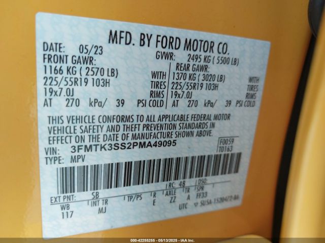 2023 FORD MUSTANG MACH-E 3FMTK3SS2PMA49095 Photo 8