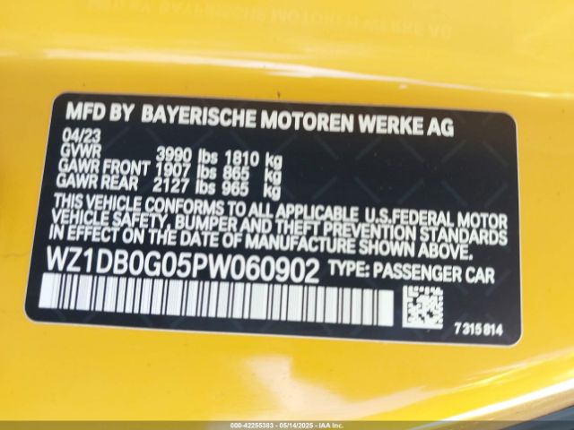 2023 TOYOTA GR SUPRA WZ1DB0G05PW060902 Photo 8