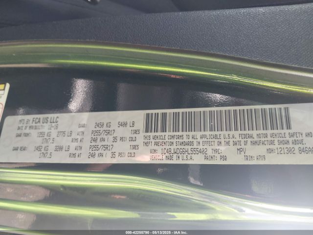2017 JEEP WRANGLER UNLIMITED 1C4BJWDG6HL555402 Photo 8