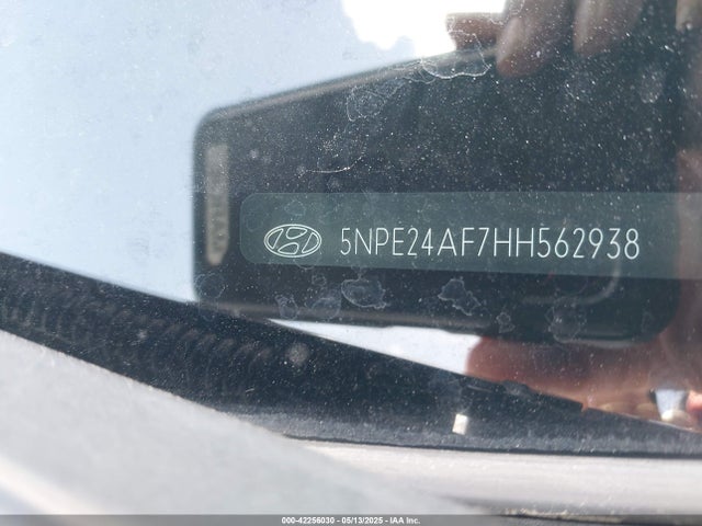 5NPE24AF7HH562938 Hyundai SONATA SE