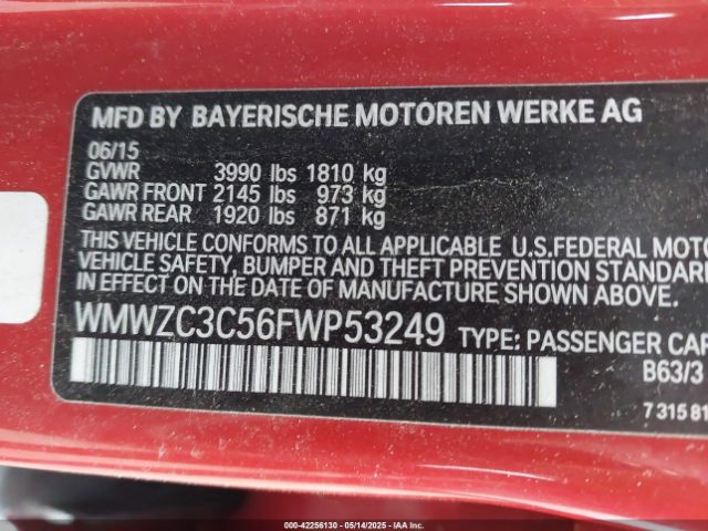2015 MINI COUNTRYMAN WMWZC3C56FWP53249 Photo 8