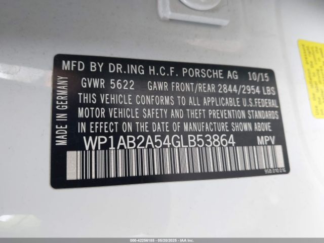 2016 PORSCHE MACAN WP1AB2A54GLB53864 Photo 8