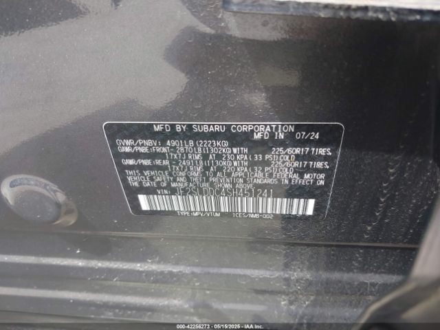 JF2SLDDC4SH451241 Subaru na