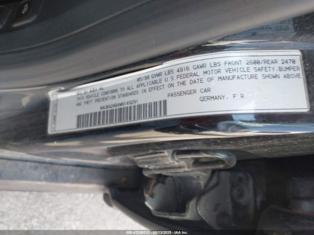 1998 AUDI A6 WAUBA24B4WN149291 Photo 8