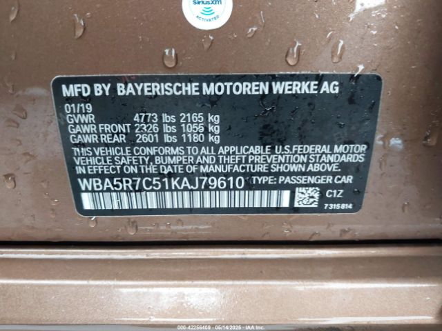 2019 BMW 330I WBA5R7C51KAJ79610 Photo 8