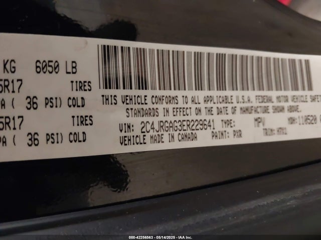 RAM Cargo Tradesman 2014 2C4JRGAG3ER229641 Image 9