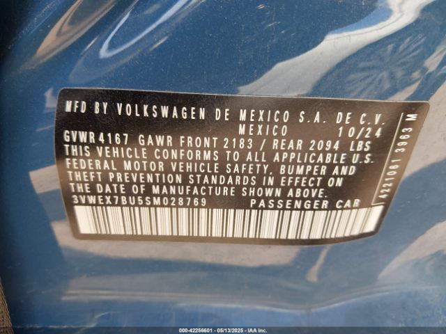 3VWEX7BU5SM028769 Volkswagen Jetta 1.5t Se