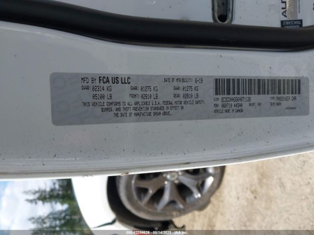 2C3CDXHG5KH671128 Dodge Charger Gt Rwd