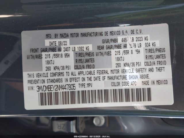 2022 MAZDA CX-30 3MVDMBEY2NM447805 Photo 8