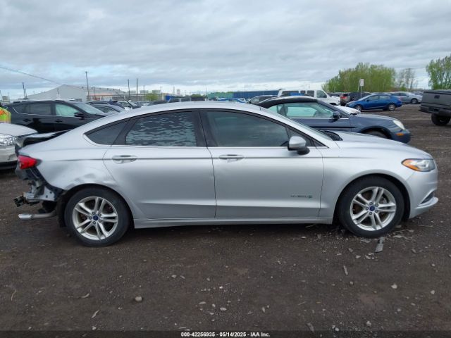 3FA6P0LU2JR161168 Ford Fusion Hybrid Se