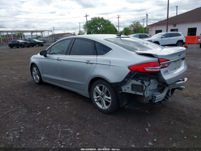 3FA6P0LU2JR161168 Ford Fusion Hybrid Se