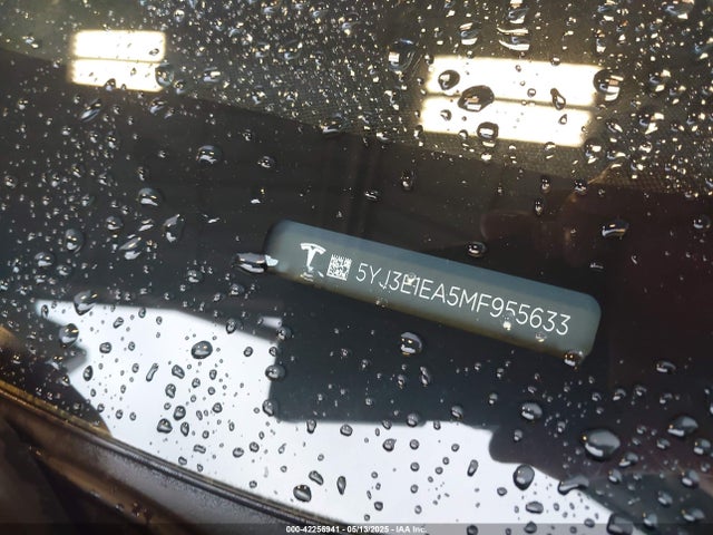 2021 TESLA MODEL 3 5YJ3E1EA5MF955633 Photo 8