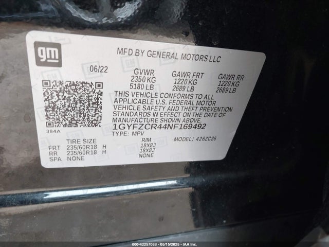 2022 CADILLAC XT4 1GYFZCR44NF169492 Photo 8