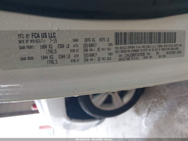 1C4NJDBBXFD437899 Jeep Compass Sport