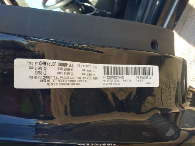 2013 FIAT 500E 3C3CFFGE7DT744353 Photo 8
