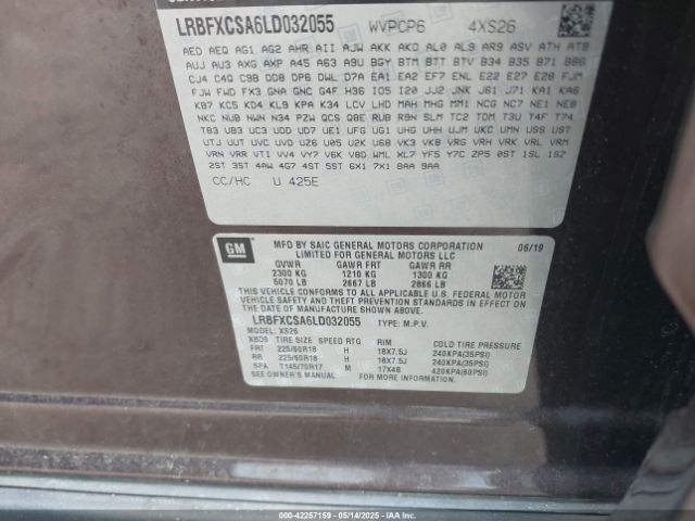 LRBFXCSA6LD032055 Buick Envision Fwd Essence