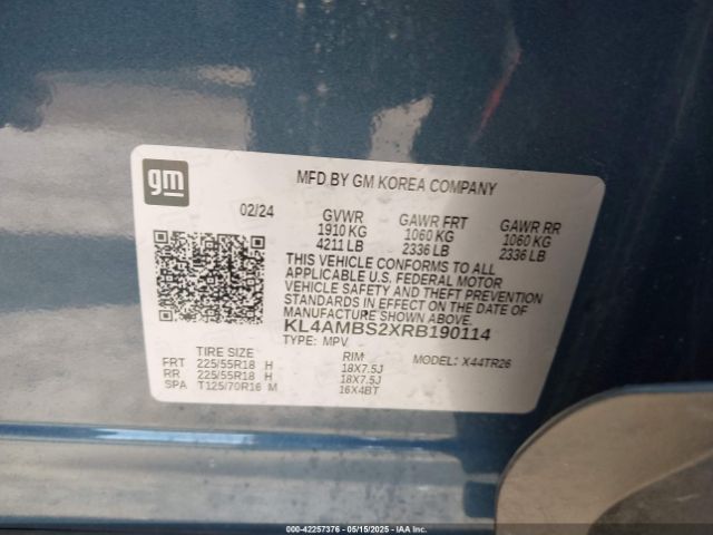 2024 BUICK ENCORE GX KL4AMBS2XRB190114 Photo 8