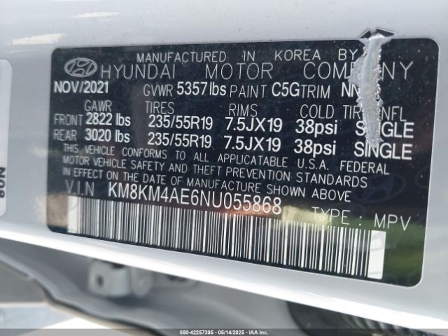 2022 HYUNDAI IONIQ 5 KM8KM4AE6NU055868 Photo 8