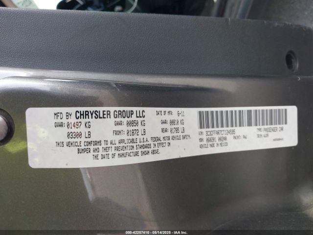 2012 FIAT 500 3C3CFFAR7CT124595 Photo 8