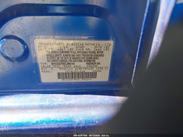 3N1CE2CP6EL396144 Nissan Versa Note Sv