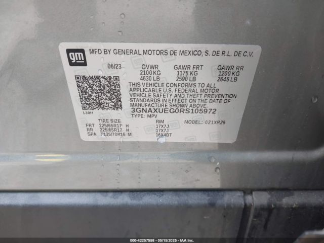 2024 CHEVROLET EQUINOX 3GNAXUEG0RS105972 Photo 8