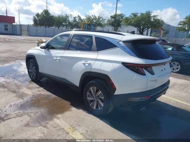 KM8JBCA1XNU015625 Hyundai Tucson Hybrid Blue