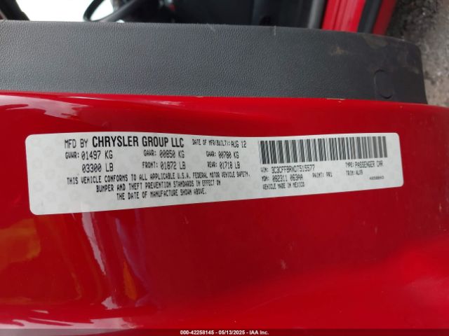2013 FIAT 500 3C3CFFBRXDT515577 Photo 8