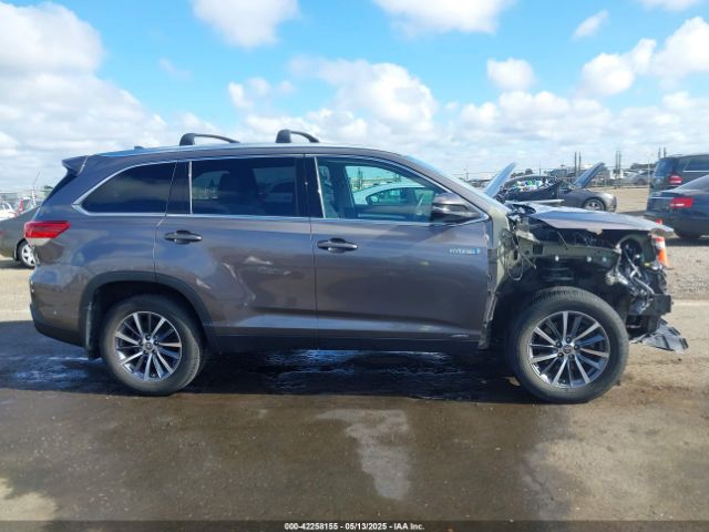 5TDJGRFH6KS078946 Toyota Highlander Hybrid Xle