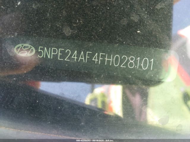 5NPE24AF4FH028101 Hyundai SONATA SE
